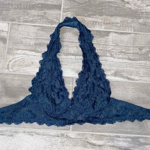 Free People Lace Halter Bra